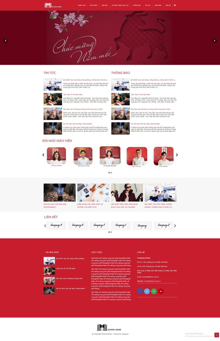 Thiết kế website Edu 35
