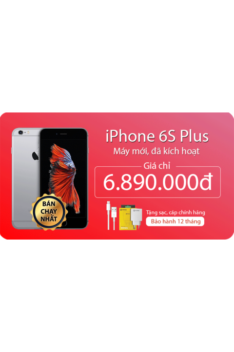 iPhone 6S Plus 16Gb Trôi Bảo Hành Máy Trần