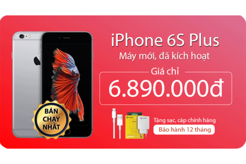 iPhone 6S Plus 16Gb Trôi Bảo Hành Máy Trần
